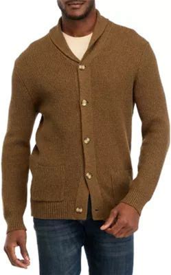 Goodthreads Men's Soft Cotton Shawl Collar Sweater