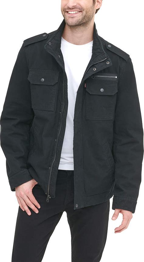 Levi's Men's Washed Cotton Military Jacket