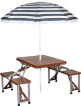 Stansport Heavy Duty Picnic Table and Bench Set